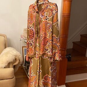 Zara Multicolor Floral Print Set